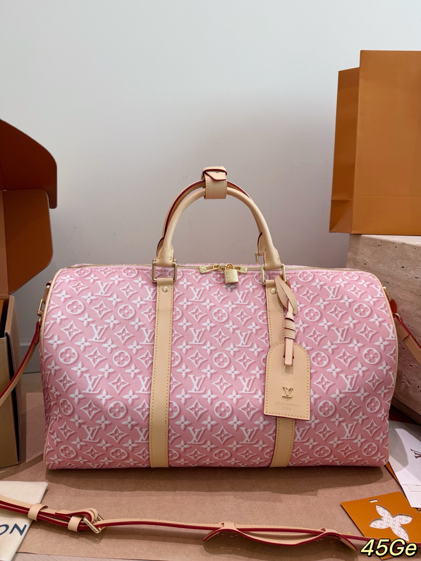 Louis Vuitton LV Keepall Cowhide Leather